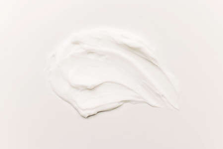 Cosmetics cream on a white background isolate. Selective focus. White.