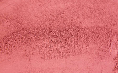 Cosmetic texture mask clay powder red. Selective focus.の写真素材