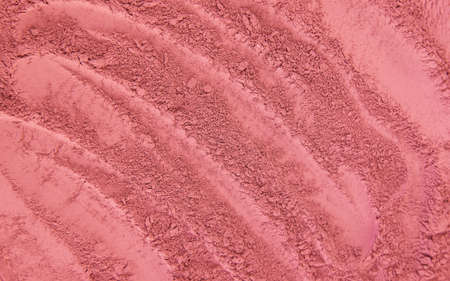 Cosmetic texture mask clay powder red. Selective focus.の写真素材
