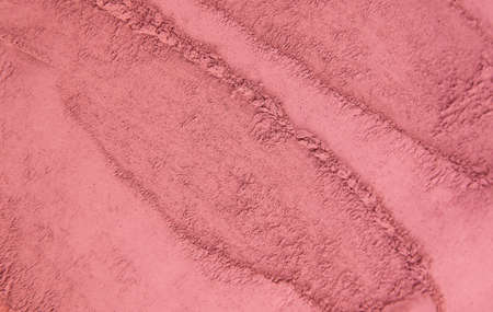 Cosmetic texture mask clay powder red. Selective focus.の写真素材