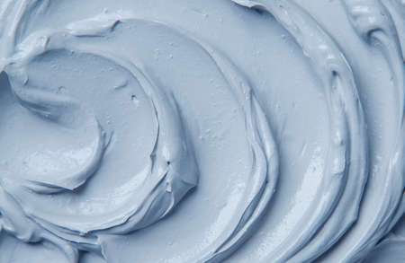 Clay texture spa mask for face and body. Selective focus.の写真素材