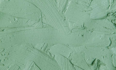 Clay texture spa mask for face and body. Selective focus.の写真素材