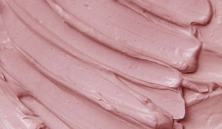 Clay texture spa mask for face and body. Selective focus.