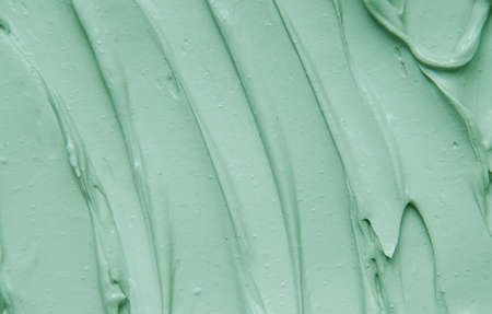 Clay texture spa mask for face and body. Selective focus.の写真素材