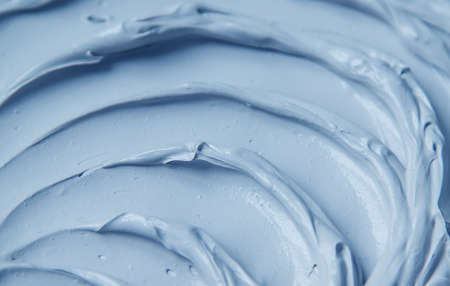 Clay texture spa mask for face and body. Selective focus.の写真素材