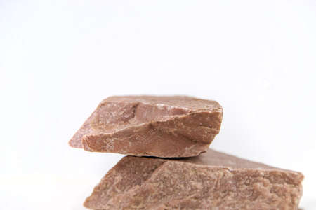 Podium stones for cosmetics place. selective focus. nature.