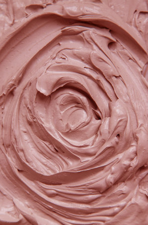 Clay texture spa mask for face and body. Selective focus.