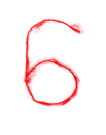 Thread isolated on a white background.の写真素材