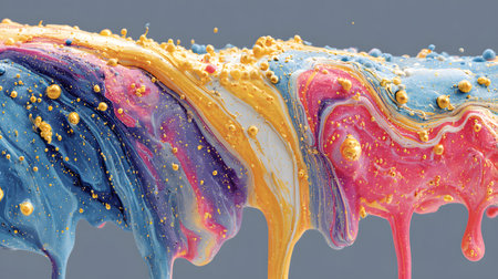 Colored nail polish isolated on grey background. Close-up.の素材