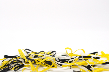 Rubber Band, Elastic, Elastic Band, Full Color  a loop of stretchy rubber for holding things together. the full range of colors. "lively illustrations in full color"の写真素材