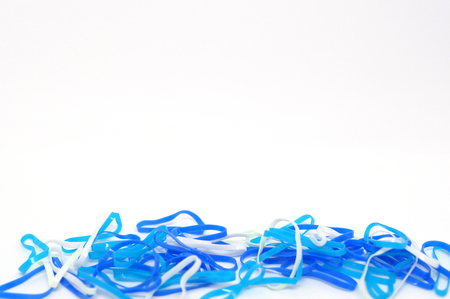 Rubber Band, Elastic, Elastic Band, Full Color  a loop of stretchy rubber for holding things together. the full range of colors. "lively illustrations in full color"の写真素材