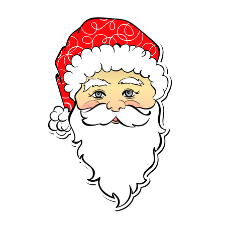 Vector cartoon Santa Claus.のイラスト素材