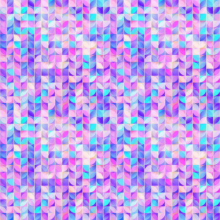 Abstract geometric seamless pattern.Cute mosaic background. Colorful design. Kaleidoscope decorative ornament. Ideal for banners, wrapping paper, textile, fabric, cover.Modern textureGirly wallpaperのイラスト素材