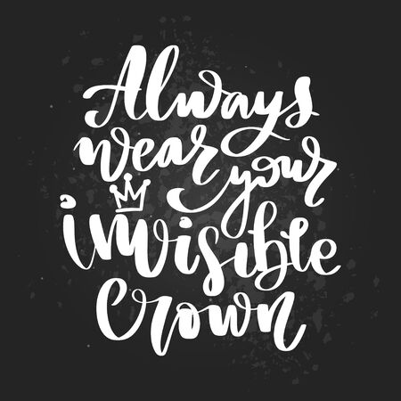 Vector hand drawn lettering. Modern brush calligraphy.のイラスト素材