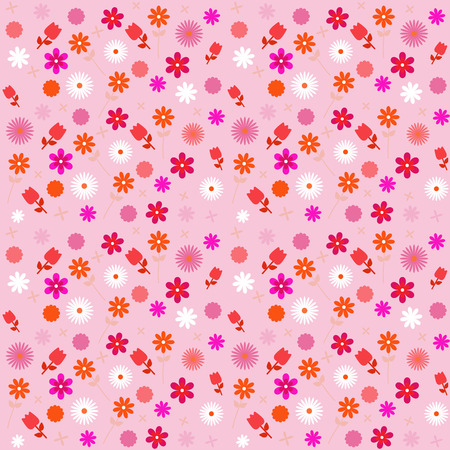 Vector Floral Seamless Pattern for Your Projectsのイラスト素材