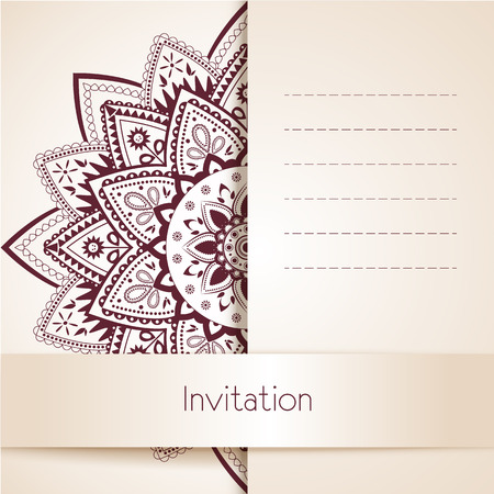 Beautiful Floral Card Templateのイラスト素材