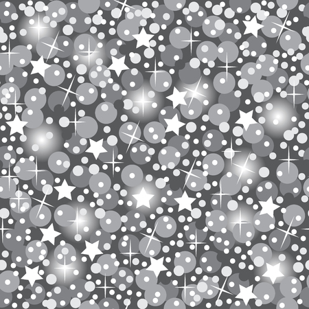 package shiny glitter seamless pattern, flat vector background for your projectsのイラスト素材