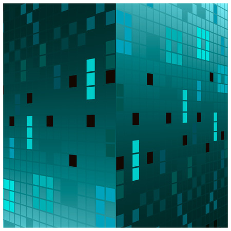 vector background with geometric objectsのイラスト素材