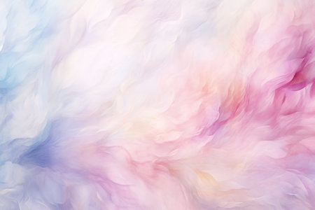 Gentle watercolor backdrop featuring soft pastel hues blending seamlessly. Delicate brushstrokes, subtle transitions between colors. Watercolor background. Abstract backgroundの素材
