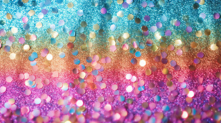Abstract shiny multicolored texture made of sparkling sparkles and stars. Sparkling festive background. Glitter light effects with colored particles. princess little girl texture. Copy Spaceの素材