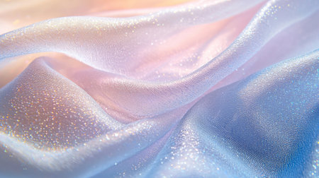 Soft Pastel Abstract Background with Swirling Patterns in a Dreamy Crossover of Pink, Blue, and...
