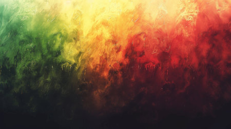 Vibrant Red, Green, and Yellow Textured Abstract Art. Concept of Dynamic Color Spectrum, Creative Expression, Artistic Freedom. Background.の写真素材