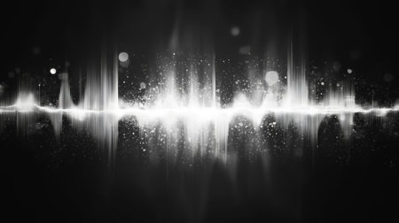 Abstract black and white noise pattern background with chaotic waves and textures. concept of...