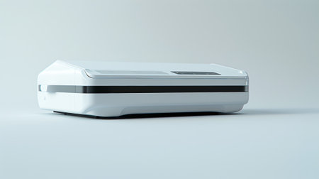 Compact high tech scanner with touchscreen for advanced document management in modern office...