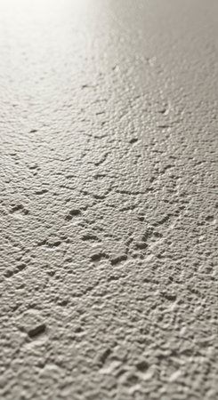 Trendy white color 2026 year. White textured surface with an abstract pattern and light on top. Trendy white color concept for background, wallpaper, or design element, VERTICAL.の写真素材