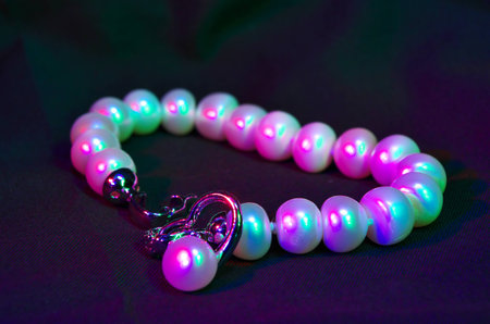 Pearl necklaceの写真素材