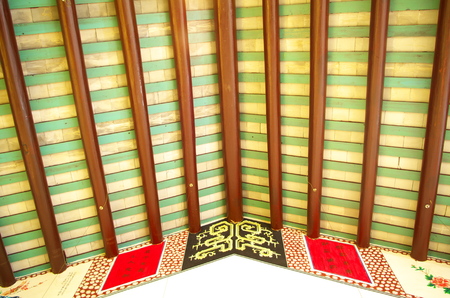ancient old building ceilingのeditorial素材