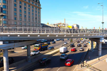 Traffic on the ring road.の写真素材
