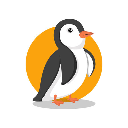 Cute penguin illustrationsのイラスト素材