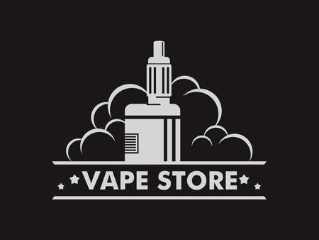 vape shop logoのイラスト素材
