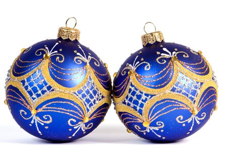 dark,blue,christmas,balls,isolated,over,white,backgroundの写真素材