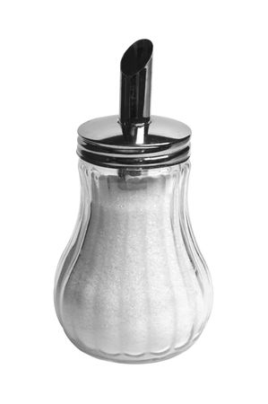 Sugar bowl isolated on a white backgroundの写真素材