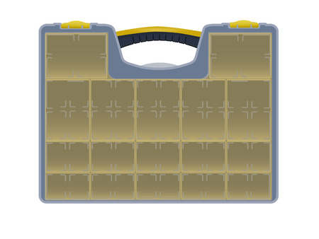 Case with tools isolated over white backgroundのイラスト素材