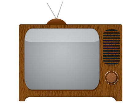 retro tvのイラスト素材