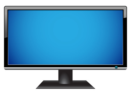 widescreen hdtv lcd monitorのイラスト素材