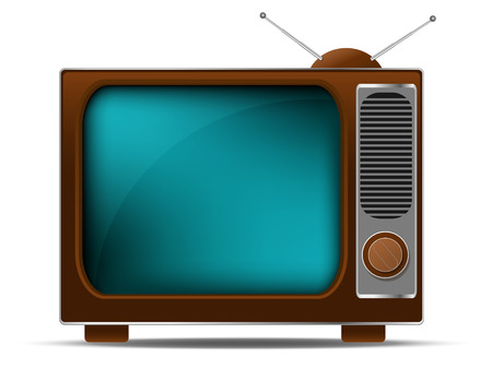 Retro TV のイラスト素材