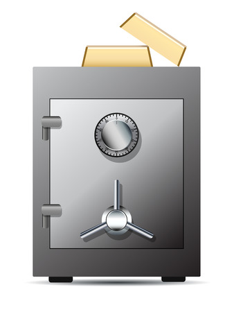 Bank safeのイラスト素材