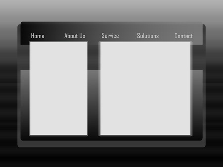 Website template with stripesのイラスト素材
