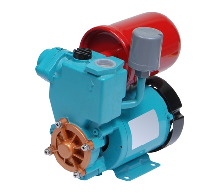Water pump isolated on a whiteの写真素材