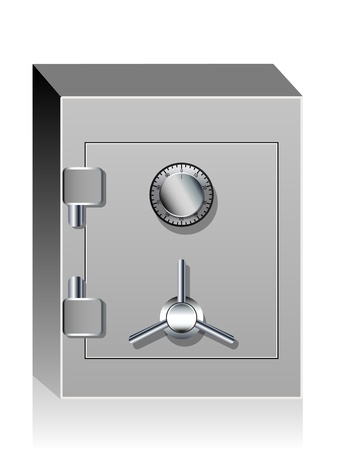 Bank safeのイラスト素材