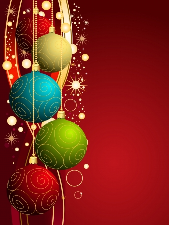 Vector Christmas backgroundのイラスト素材