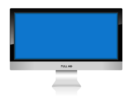 Widescreen TFT display, vectorのイラスト素材