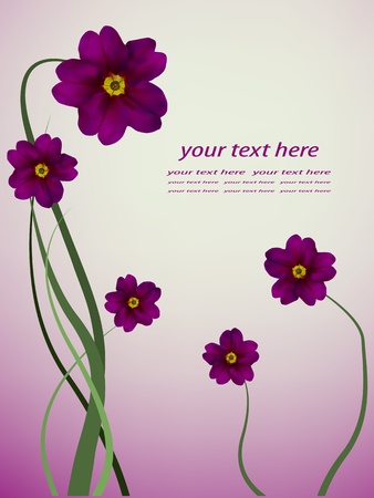 floral backgroundのイラスト素材