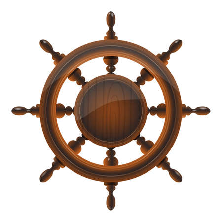 ship wheelのイラスト素材