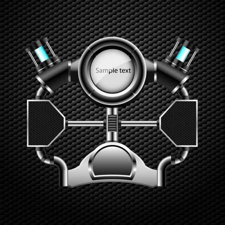 Industrial abstract backgroundのイラスト素材
