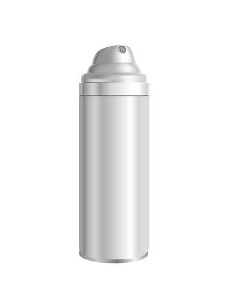 spray can isolated on whiteのイラスト素材